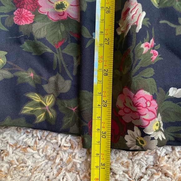 Herman Geist Vintage Floral Pleated Skirt with Pockets - Picture 6 of 9